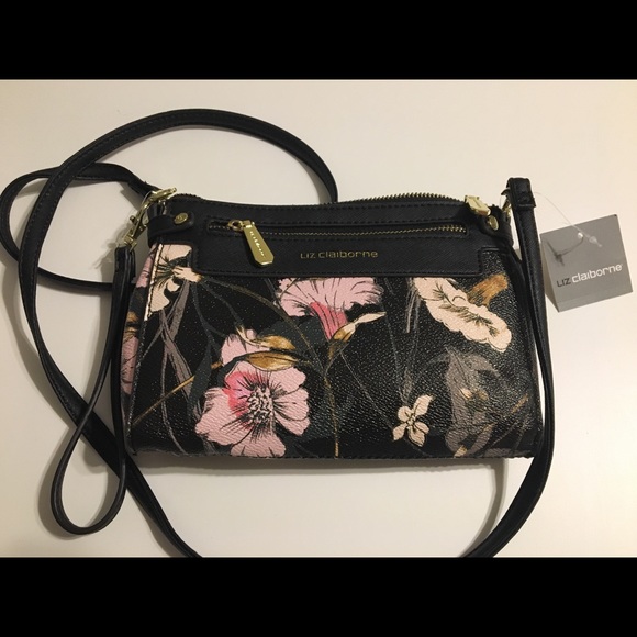 Liz Claiborne Floral Crossbody Bag - Picture 5 of 6